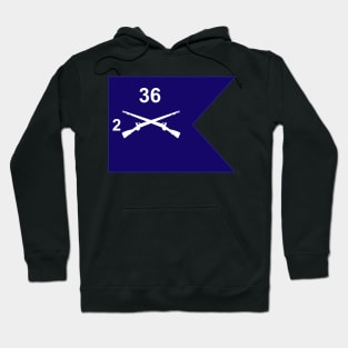 Guidon - 2nd Bn 36th Infantry Hoodie